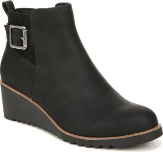 Life Stride Zayne I6550S1001 Boot Womens Black Wedge Heel Ankle Bootie RHS7934