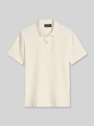 Marc O'Polo Regular Fit Poloshirt aus Baumwoll-Mix in Offwhite, Gr&ouml;&szlig;e XXXL