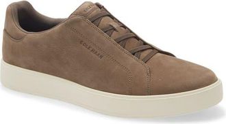 Cole Haan GrandPro Luxe Slip-On Sneaker in Chocolate Truffle Nubuck/ivory at Nordstrom, Size 8.5