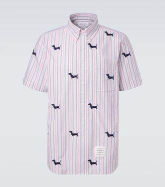 Thom Browne Camisa de algod&oacute;n a rayas