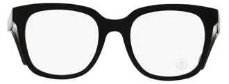 Moncler ML5098 Square Acetate Eyeglasses - Black