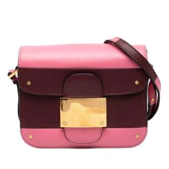 Valentino Pre-owned Leren Schoudertas - Dames - Pre-owned - Veelkleurig - Maat: ONE Size Leer