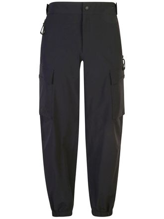 Moncler straight-leg cargo track pants - Black
