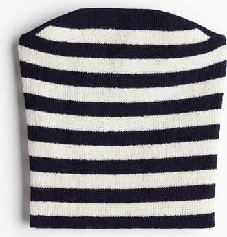 H&M Gestricktes Tubetop - Blue