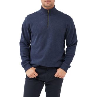 Rodd & Gunn Alton Ave Regular Fit Pullover Sweatshirt in Ink at Nordstrom, Size Xxx-Large