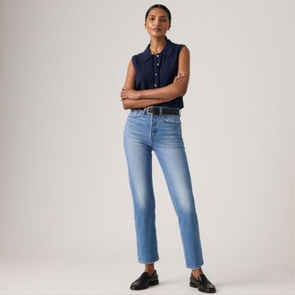 Levi's Wedgie Straight Jeans - Womens - 23X26 - Blue