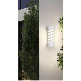 Trade Shop Trade Shop Traesio - Trade Shop - Led Applique Parete Bianco 12 W For External Luce 3000k 6500k 4000k Ip65 Es56
