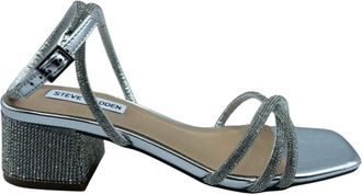 Steve Madden Cerena High Heel Sandalen - Dames - Sandalen met hakken - Grijs - 39 EU - Schoenen