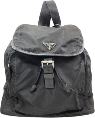 Prada Pre-owned Vintage Backpack - unisex - Prada Vintage - Vintage Backpacks - Black - ONE SIZE - Pre-owned