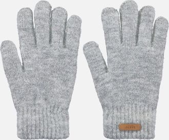 Barts Womens Barts Womens Witzia Comfy Knitted Fleece Lined Gloves - Grey - Size: ONE size
