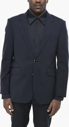 PT01 Giacca in Misto Lana Vergine Due Spacchi Revers Classico PT01