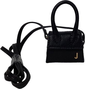 Jacquemus Black Leather Le Petit Chiquito Bag (Authentic Pre-Loved)