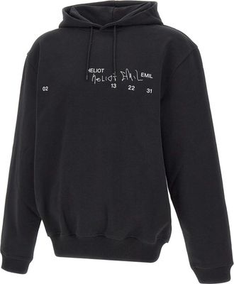 Heliot Emil Fulgens Hoodie - Heren - Hoodies - Zwart - S - Katoen - Hoodies & sweatvesten