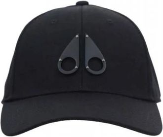 Moose Knuckles Logo Icon Baseball Cap - Heren - Petten - Zwart - ONE Size - Katoen - Accessoires