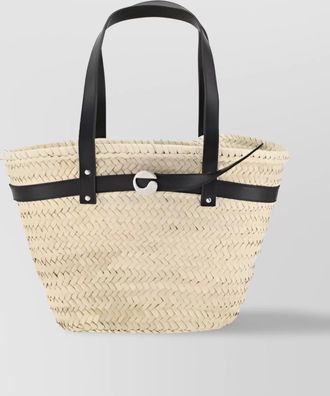 Coperni cabas raffia tote bag