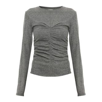 Isabel Marant Tops, Dames, Grijs, S, Wol, Delesa Top