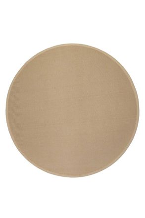 Wecon Home Alfombra de yute antideslizante color natural &Oslash;120