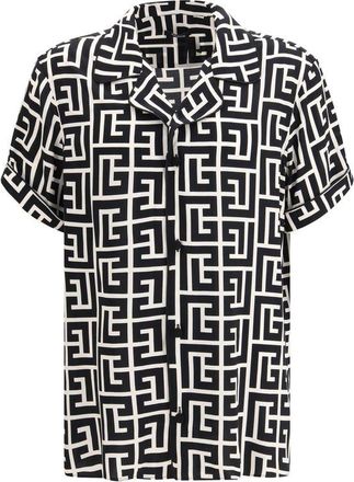 Balmain Multicolor Viscose Top Mens Sleepwear