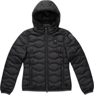 Blauer Camelia Down Jacket - Dames - Gewatteerde jassen - Zwart - S - Nylon - Jassen