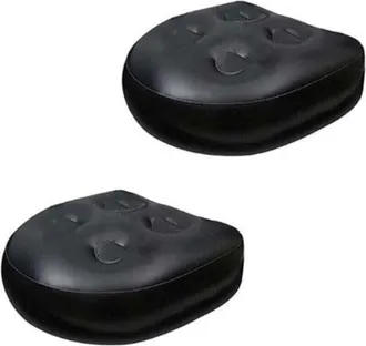 OEM Asiento De Hidromasaje Negro, Coj&iacute;n Multifuncional Elevado, Coj&iacute;n Inflable Impermeable, Almohada De Masaje Para Ba&ntilde;o, Respaldo Suave Para Ba&ntilde;o