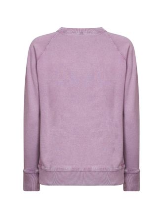 Isabel Marant Womens Sweatshirt Millyny Cotton-Blend Purple Sweatshirts Sweater