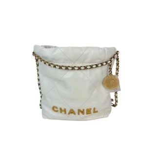 Chanel Pre-owned Leather chanel-bags - Dames - Pre-owned - Wit - Maat: ONE Size Leer