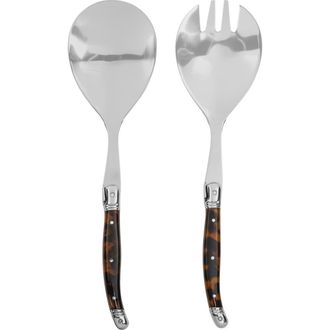 French Home 2-Piece Salad Serving Set in Tortoise Shell at Nordstrom Rack