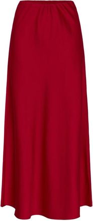 Saint Tropez Maxi Rok - Dames - Maxi Rokken - Rood - S - Rokken