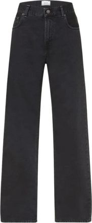 Haikure Bonnie Bull 44 Jeans - Dames - Loose Fit Jeans - Zwart - W27 - Katoen - Jeans