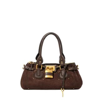 Chlo&eacute; Paddington Bag In Suede Leather