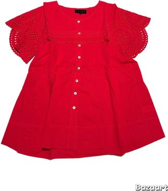 Hatch WomenS The Pilar Top In Candy Red