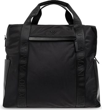 Emporio Armani Laptop Bags & Cases - Heren - Laptoptassen - Zwart - ONE Size - Leer - Tassen