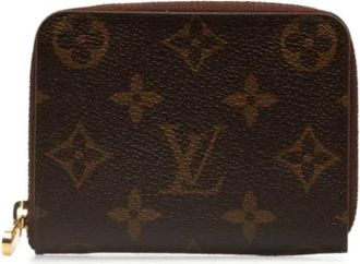 Louis Vuitton Pre-owned Canvas wallets - Dames - Vintage Accessoires - Bruin - ONE Size - Leer - Vintage