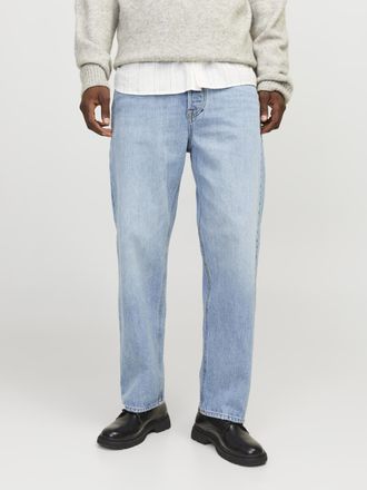 Jack & Jones Loose-fit-Jeans JACK & JONES JJIEDDIE JJCOOPER AM 068 NOOS LID, Herren, Gr. 32, L&auml;nge 34, blau (blau denim), Denim/Jeans, Obermaterial: 100% Baumwolle