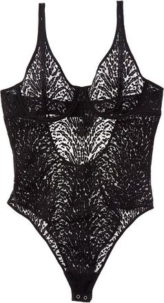 Wolford Animalier Lace Underwire Bodysuit