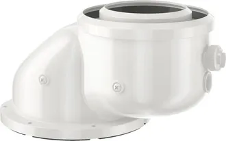 Bosch Accesorio De Escape Fc-ca80 Codo De Compensaci&oacute;n De Escape De Caldera D:80/125 Mm, 7738112716
