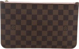 Louis Vuitton Pre-owned Clutches, female, Brown, Size: ONE SIZE Pre-owned Neverfull Pochette