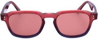 Retro Superfuture 53mm Square Sunglasses in Red at Nordstrom Rack