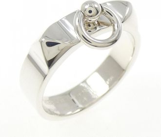 Herm&egrave;s Silver 925 Band Ring (Pre-Owned)