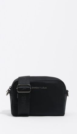 Bimba & Lola Nylon Rectangular Crossbody Bag in Black at Nordstrom
