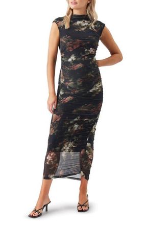 Ripe Vella Mesh Dress in Black at Nordstrom, Size X-Large Au