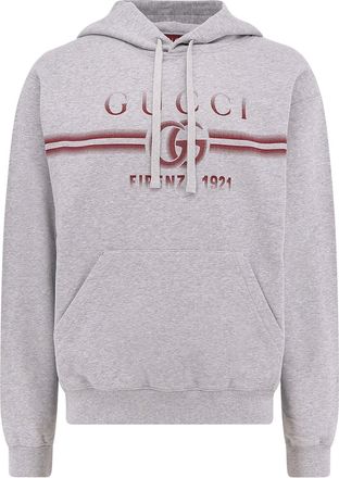 Gucci Cotton Jersey Hooded Sweatshirt-Uomo