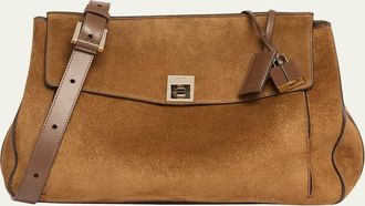 Tom Ford Smooth Suede Shoulder Bag