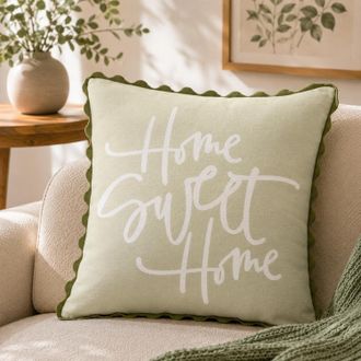 KASANOVA Cuscino divano 45x45 cm Home sweet home