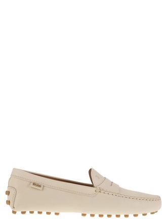 Tod's Tod s Lederen mocassin rubberen zool