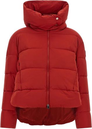 Pinko Asymmetrische Donsjas - Dames - Winterjassen - Rood - M - Jassen