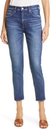 Moussy Cameron Ankle Skinny Jeans in Dark Blue at Nordstrom, Size 24