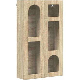 vidaXL Hanging Cabinet Sonoma Oak 59 x 20 x 100 cm Engineered Wood vidaXL