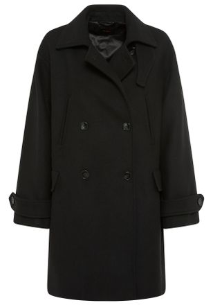 Boss Orange by Hugo Boss Regular Fit Wollmantel mit Umlegekragen