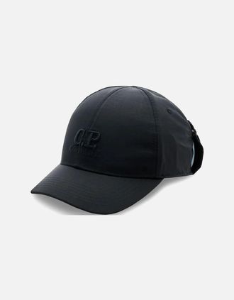 C.P. Company Mens Chrome-R Goggle Cap - Black - Size: LARGE